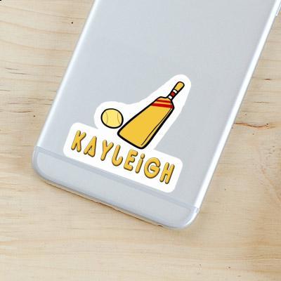 Kayleigh Sticker Kricketschläger Laptop Image