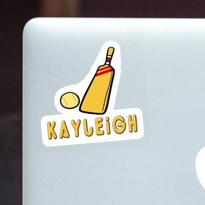 Kayleigh Sticker Kricketschläger Notebook Image