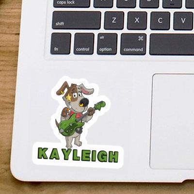 Kayleigh Sticker Guitarist Notebook Image