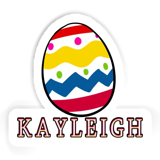 Easter Egg Sticker Kayleigh Laptop Image