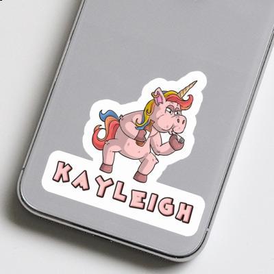 Sticker Kayleigh Smoking Unicorn Image