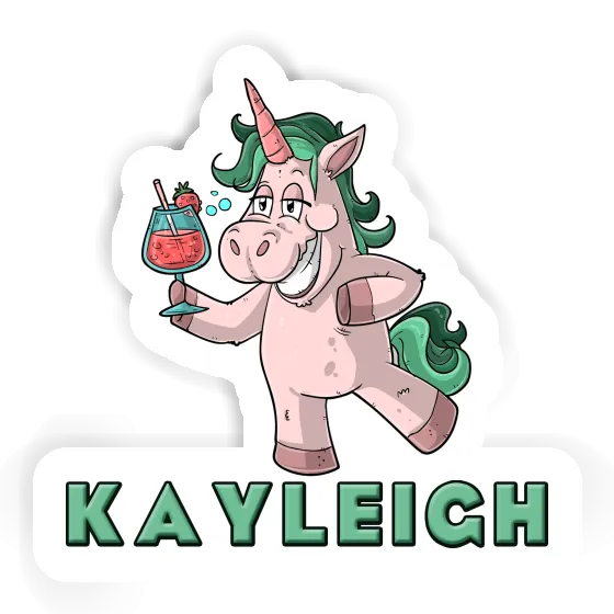 Kayleigh Sticker Party Unicorn Laptop Image