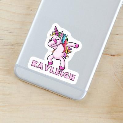 Dabbing Unicorn Sticker Kayleigh Image