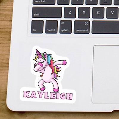 Dabbing Unicorn Sticker Kayleigh Notebook Image