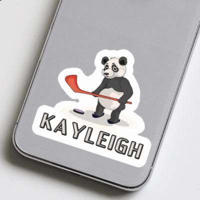 Aufkleber Kayleigh Eishockey-Panda Laptop Image