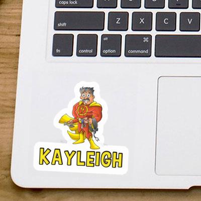 Elektriker Sticker Kayleigh Laptop Image