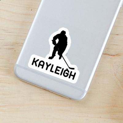 Joueur de hockey Autocollant Kayleigh Notebook Image