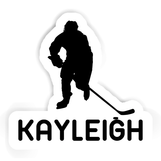 Aufkleber Kayleigh Eishockeyspieler Laptop Image