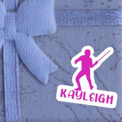 Sticker Fencer Kayleigh Laptop Image