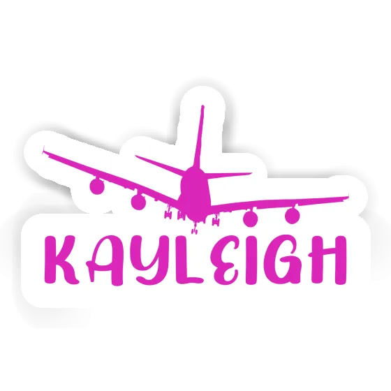 Flugzeug Sticker Kayleigh Laptop Image