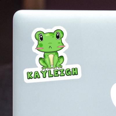 Frog Sticker Kayleigh Laptop Image