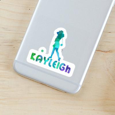 Sticker Golfer Kayleigh Laptop Image