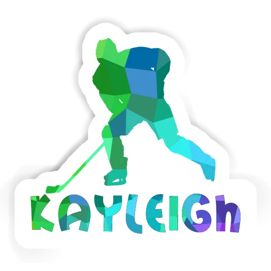 Autocollant Joueur de hockey Kayleigh Laptop Image