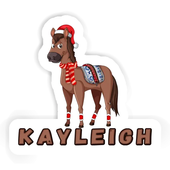 Kayleigh Sticker Christmas Horse Image