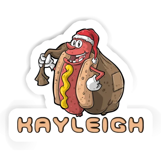 Kayleigh Sticker Hot Dog Laptop Image