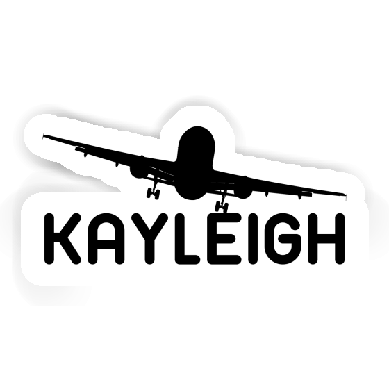 Sticker Airplane Kayleigh Laptop Image