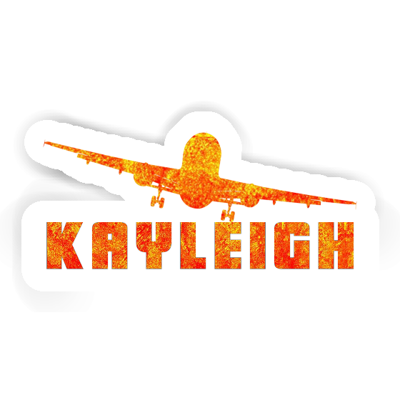 Sticker Kayleigh Airplane Laptop Image