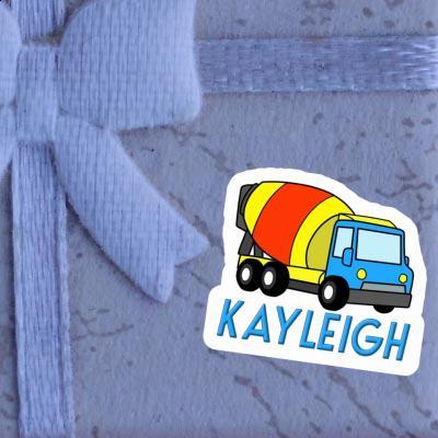 Kayleigh Sticker Mixer Truck Notebook Image