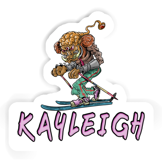 Telemark Skier Sticker Kayleigh Gift package Image