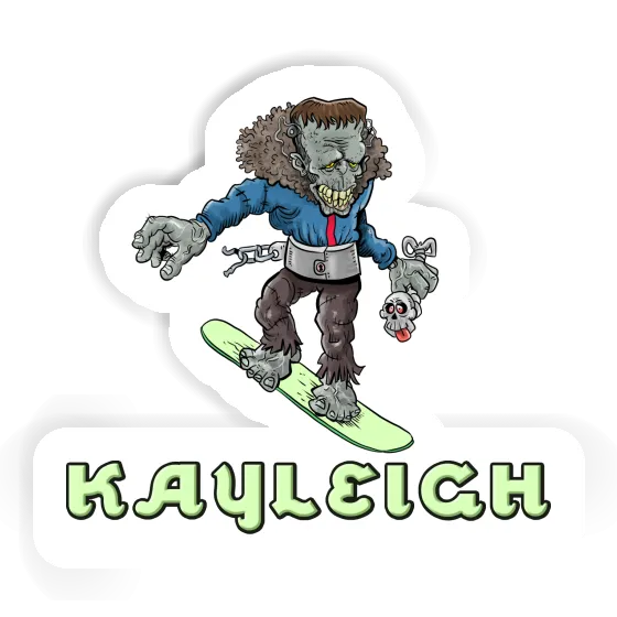 Kayleigh Autocollant Snowboardeur Gift package Image