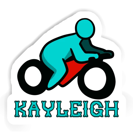 Autocollant Motocycliste Kayleigh Laptop Image