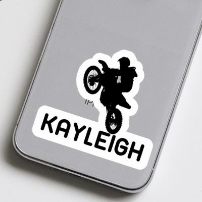 Kayleigh Sticker Motocross-Fahrer Notebook Image