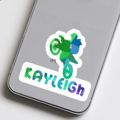 Sticker Motocross Rider Kayleigh Laptop Image