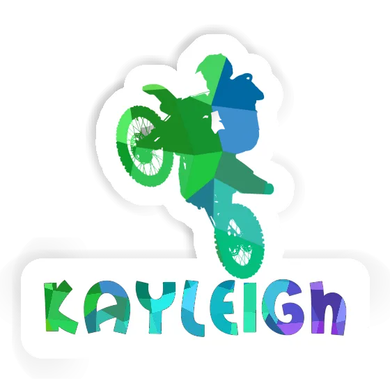 Sticker Motocross Rider Kayleigh Notebook Image