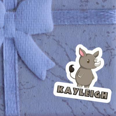 Nashorn Aufkleber Kayleigh Notebook Image