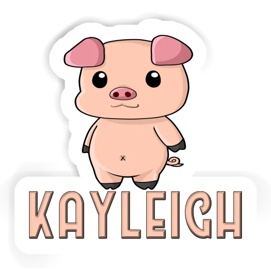 Kayleigh Sticker Piggy Notebook Image