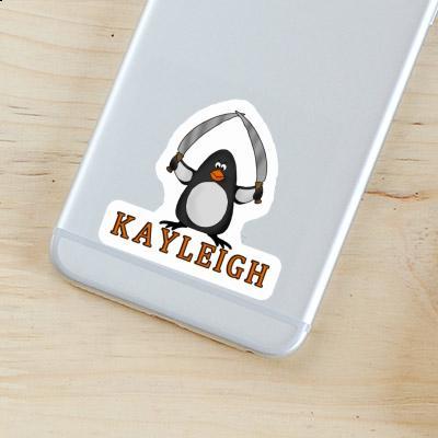 Sticker Fighting Penguin Kayleigh Laptop Image