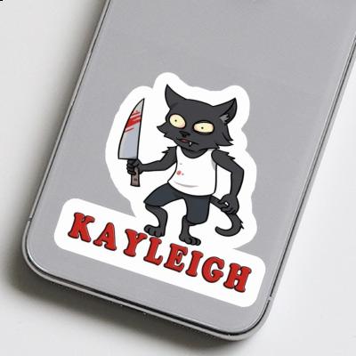 Sticker Kayleigh Psycho Cat Image