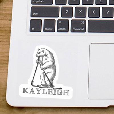 Skier Sticker Kayleigh Notebook Image