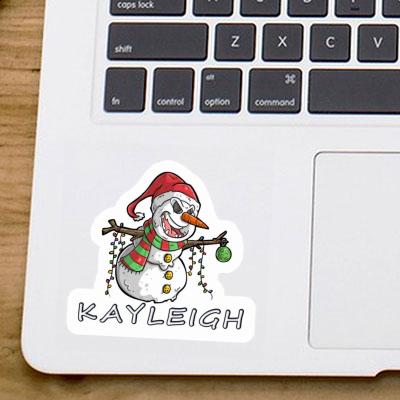 Kayleigh Aufkleber Schneemann Laptop Image