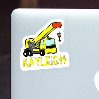 Kayleigh Sticker Fahrzeugkran Notebook Image