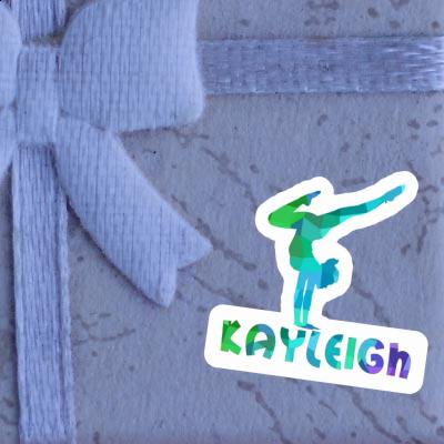 Yoga-Frau Sticker Kayleigh Laptop Image