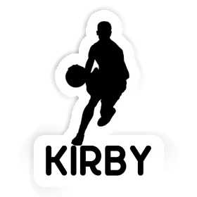 Sticker Kirby Basketball Player Image