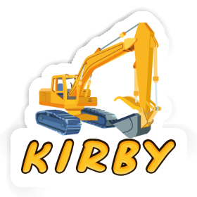 Sticker Kirby Excavator Image