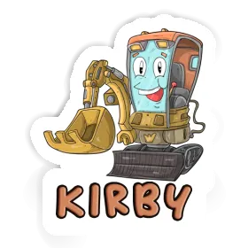 Sticker Kirby Excavator Image