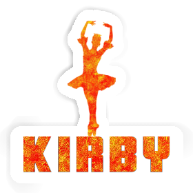 Ballerina Sticker Kirby Image