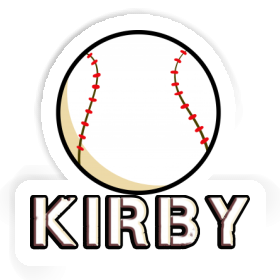 Sticker Baseball Ball Kirby Image