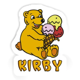 Sticker Ice Cream Bear Kirby Image