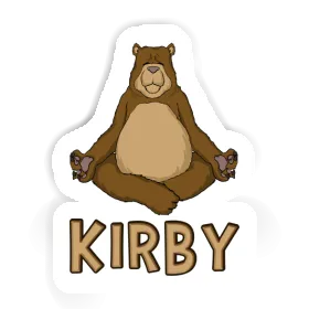 Sticker Yoga Bear Kirby Image