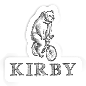 Sticker Kirby Bicycle rider Image