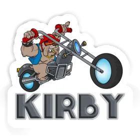 Biker Sticker Kirby Image