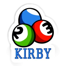 Kirby Sticker Billiard Ball Image