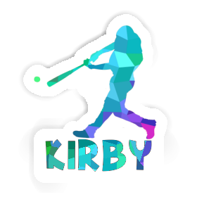 Sticker Baseball Player Kirby Image