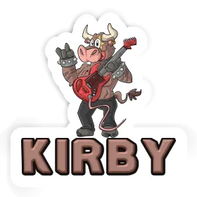 Sticker Kirby Guitarist Image