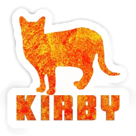 Sticker Kirby Cat Image