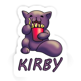 French Fry Cat Sticker Kirby Image